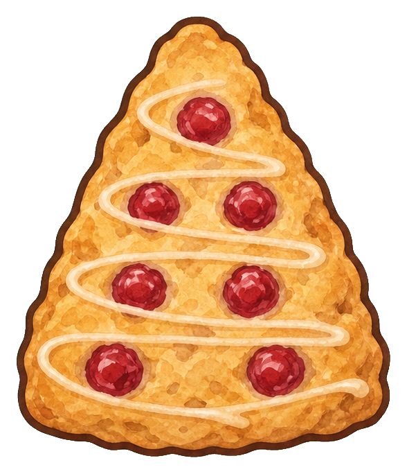 Preview for Cream Berry Spring Scone Sticker