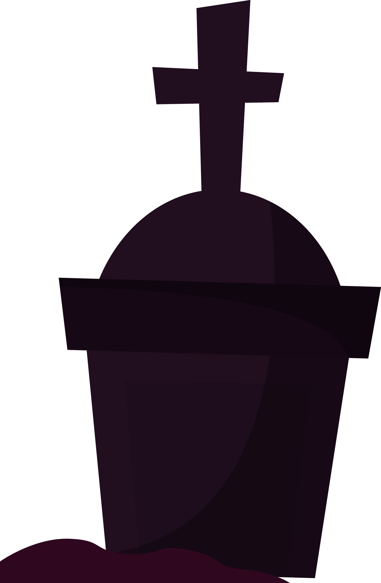 Preview for Gothic-tombstone-illustration-spooky-sticker-a7655