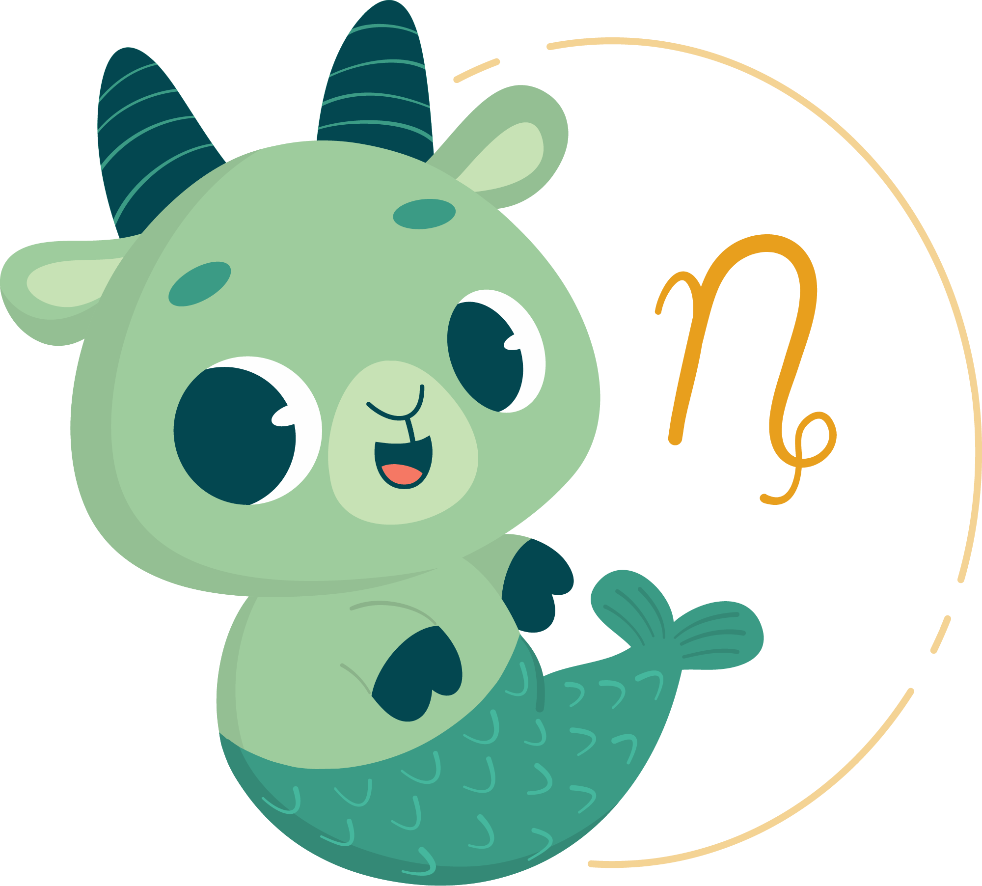 Preview for Capricorn-zodiac-sign-illustration-sticker-5fca3