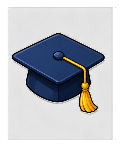 Preview for Graduation Cap Sticker