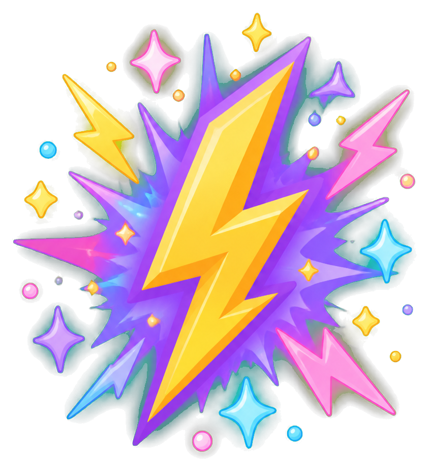 Preview for Cute Lightning Spark Sticker