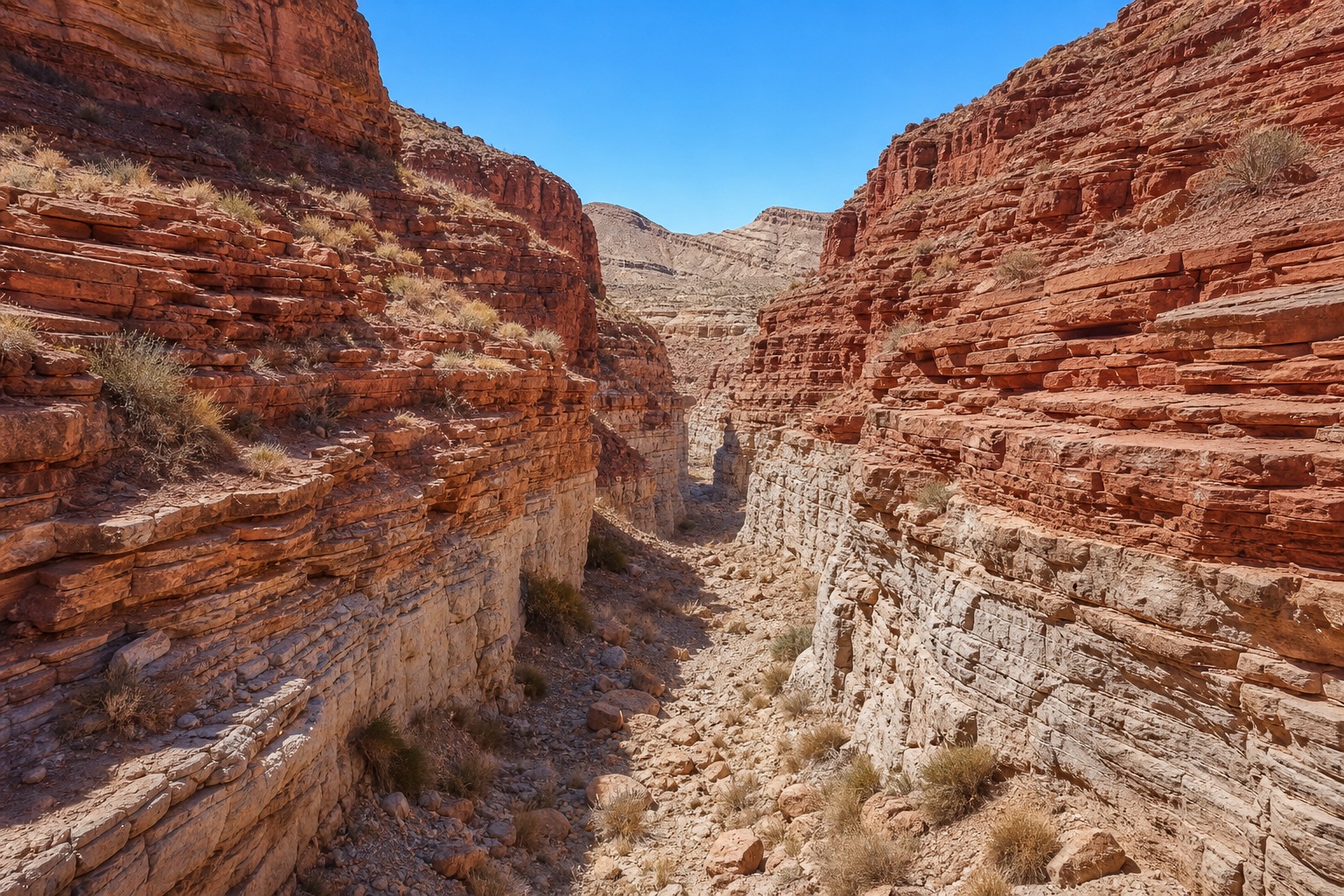 Preview for Clear Noon Narrow Mineral Gorge Background