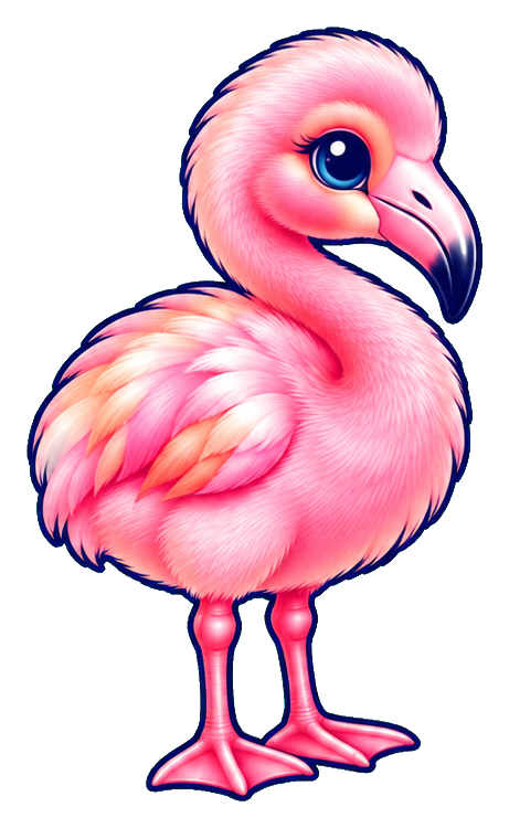 Preview for Miami Flamingo Fluffy Chick