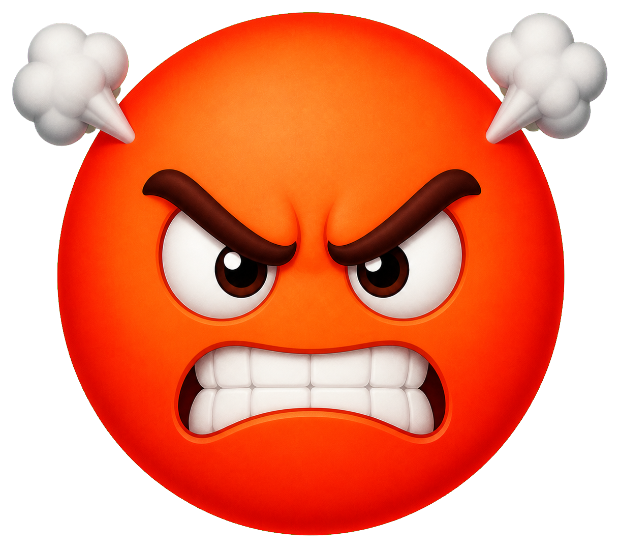 Preview for Angry Steam Face Sticker