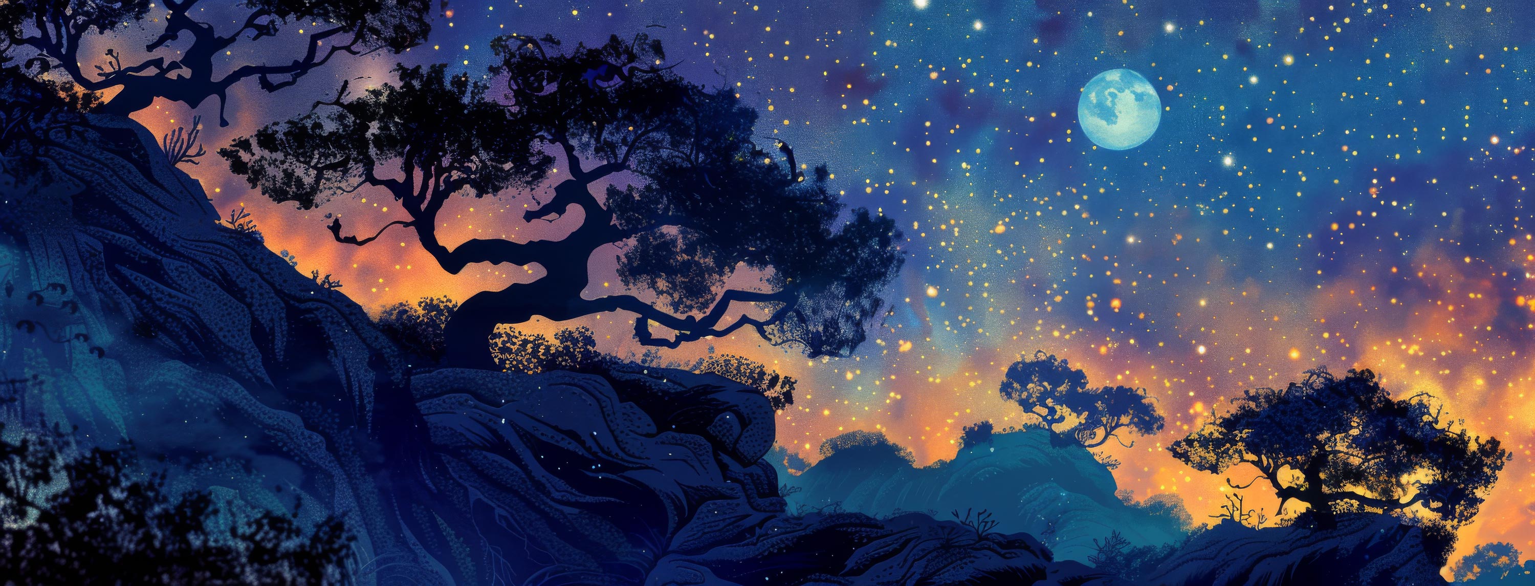 Preview for Night-sky-landscape-art-astrophotography-cover-background-40c6a