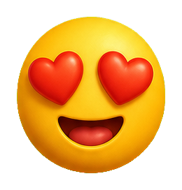 Preview for Heart Eyed Face Sticker