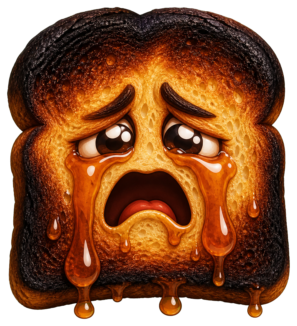 Preview for Emotional Damage Toast Sticker