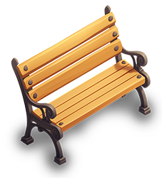 Preview for Wooden-park-bench-islandobjects-sticker-61b05
