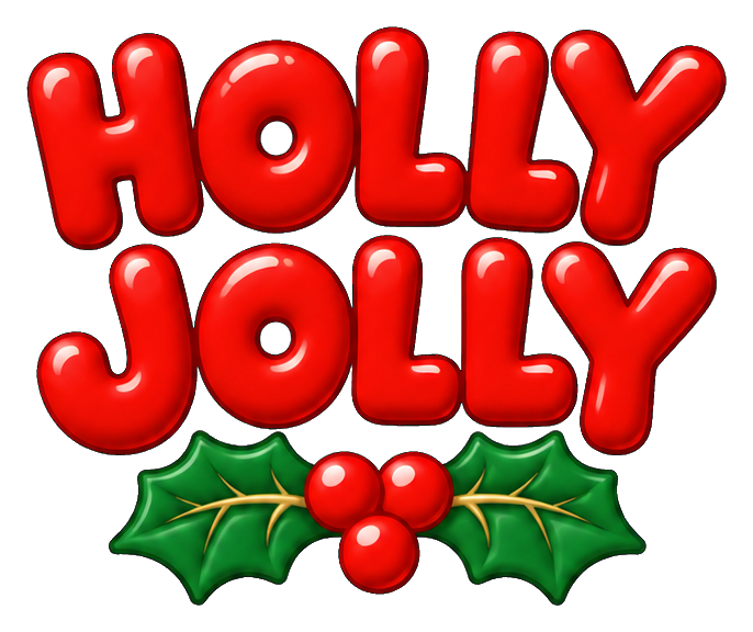 Preview for Holly Jolly Cute Bubble Lettering