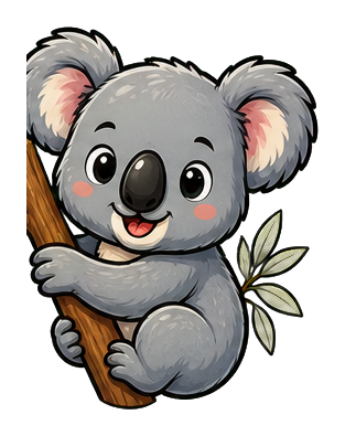 Preview for Koala Sticker Graphic For Creative Designs