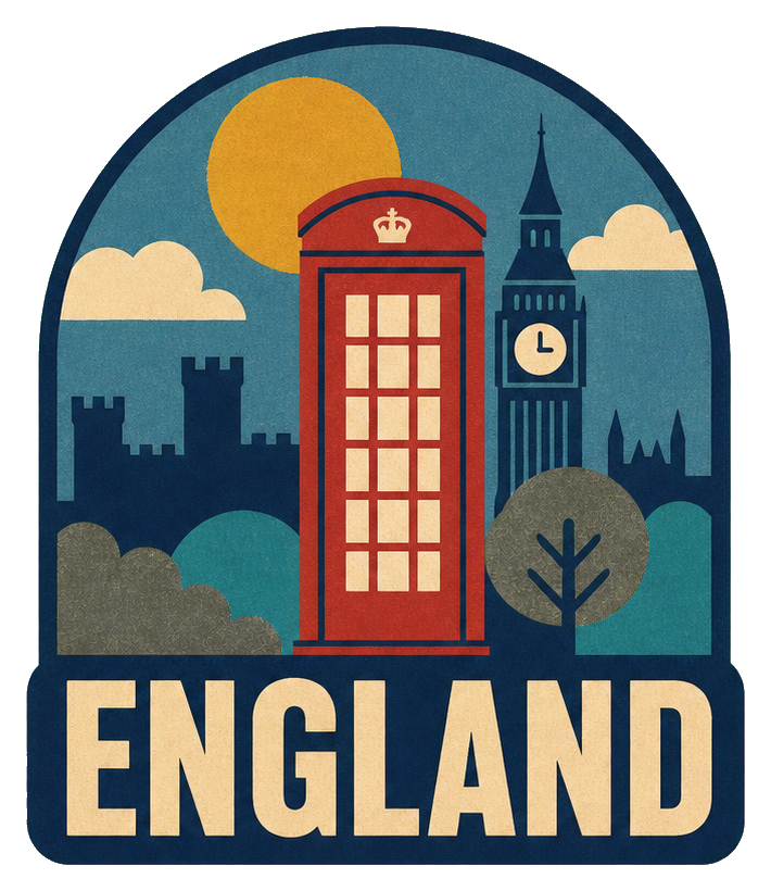 Preview for England Phone Box Sticker
