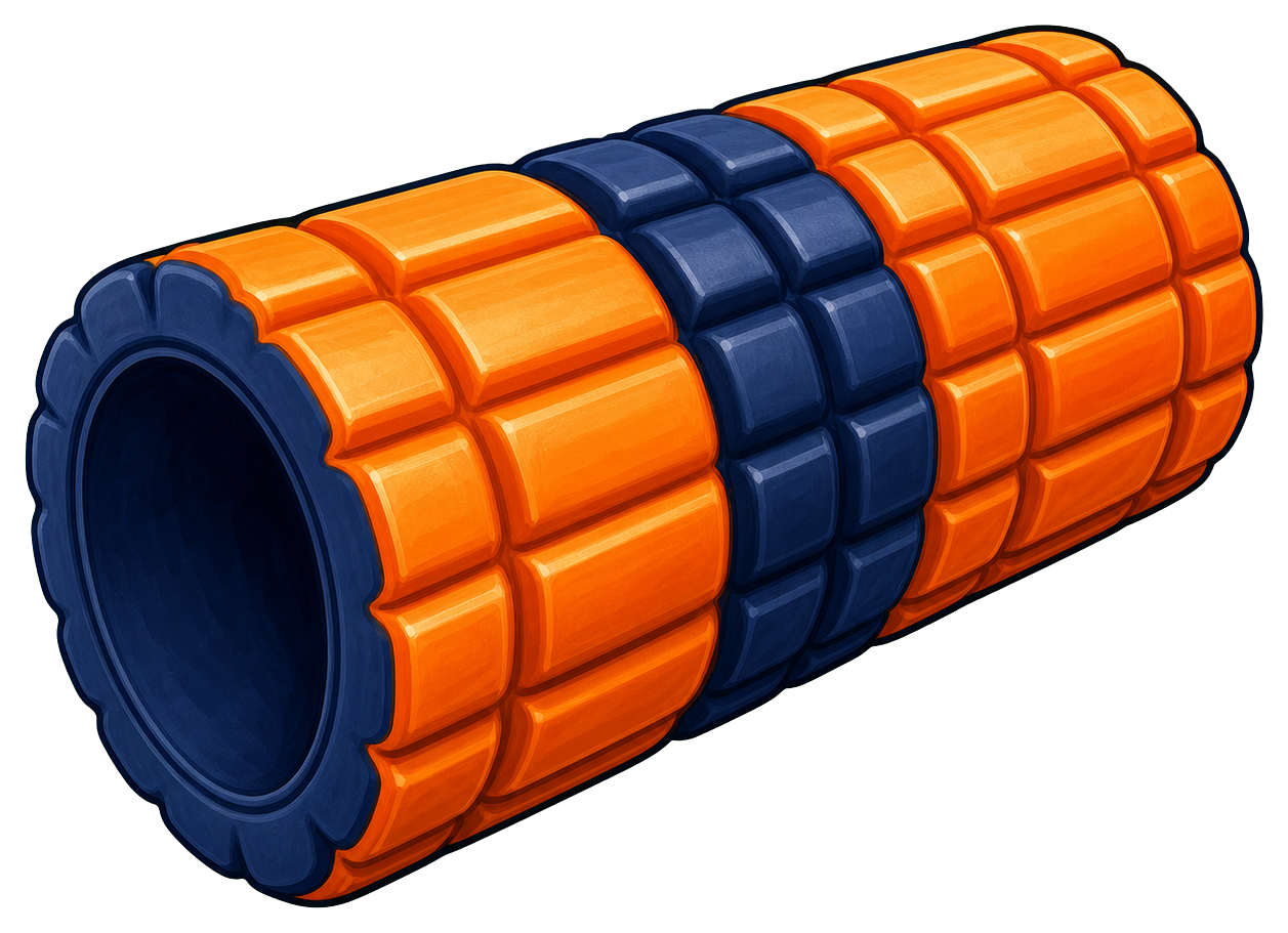 Preview for Foam Roller Sticker For Fitness Designs