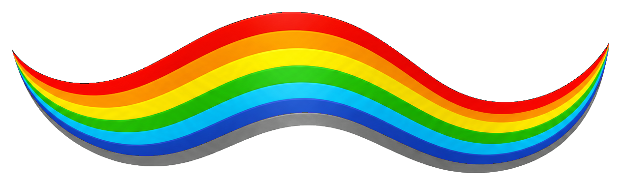 Preview for Rainbow Wave Sticker Graphic For Creative Designs
