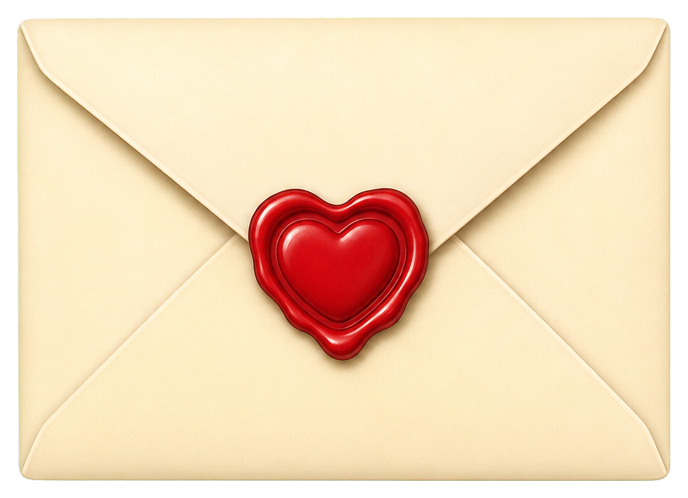 Preview for Love Letter Heart Seal Sticker