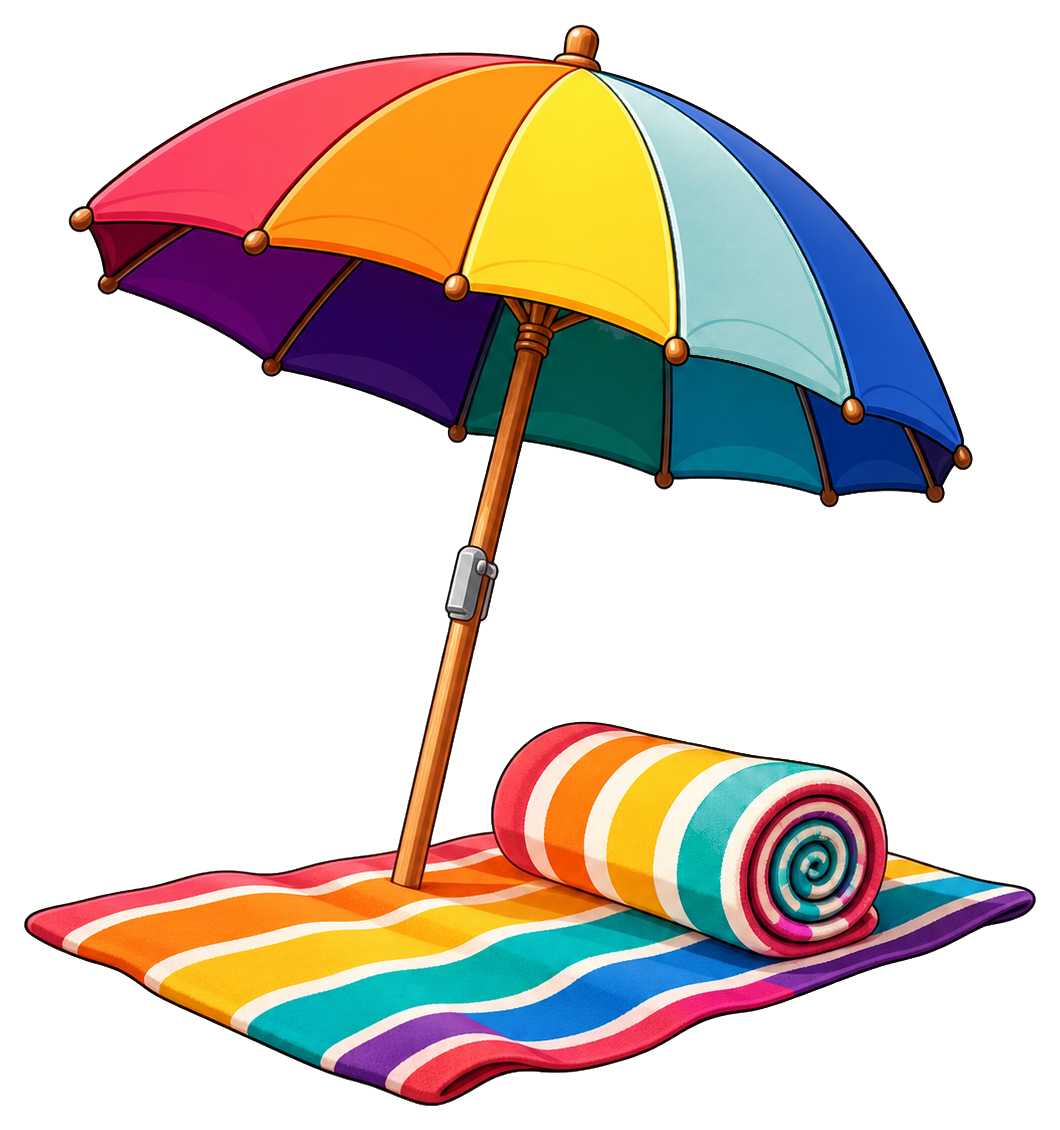 Preview for Beach Umbrella Sticker