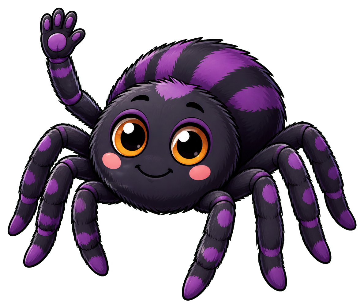 Preview for Waving Spider Sticker Graphic