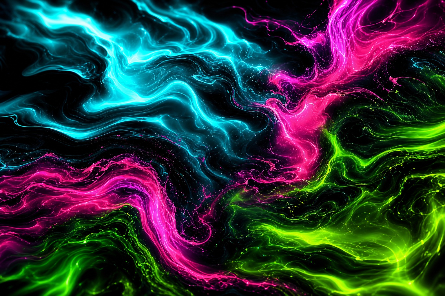 Preview for Abstract Neon Molten Background