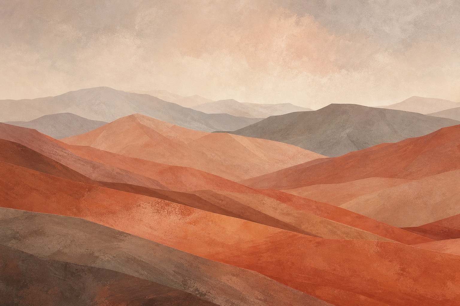 Preview for Desert Clay Mountain Layers Background