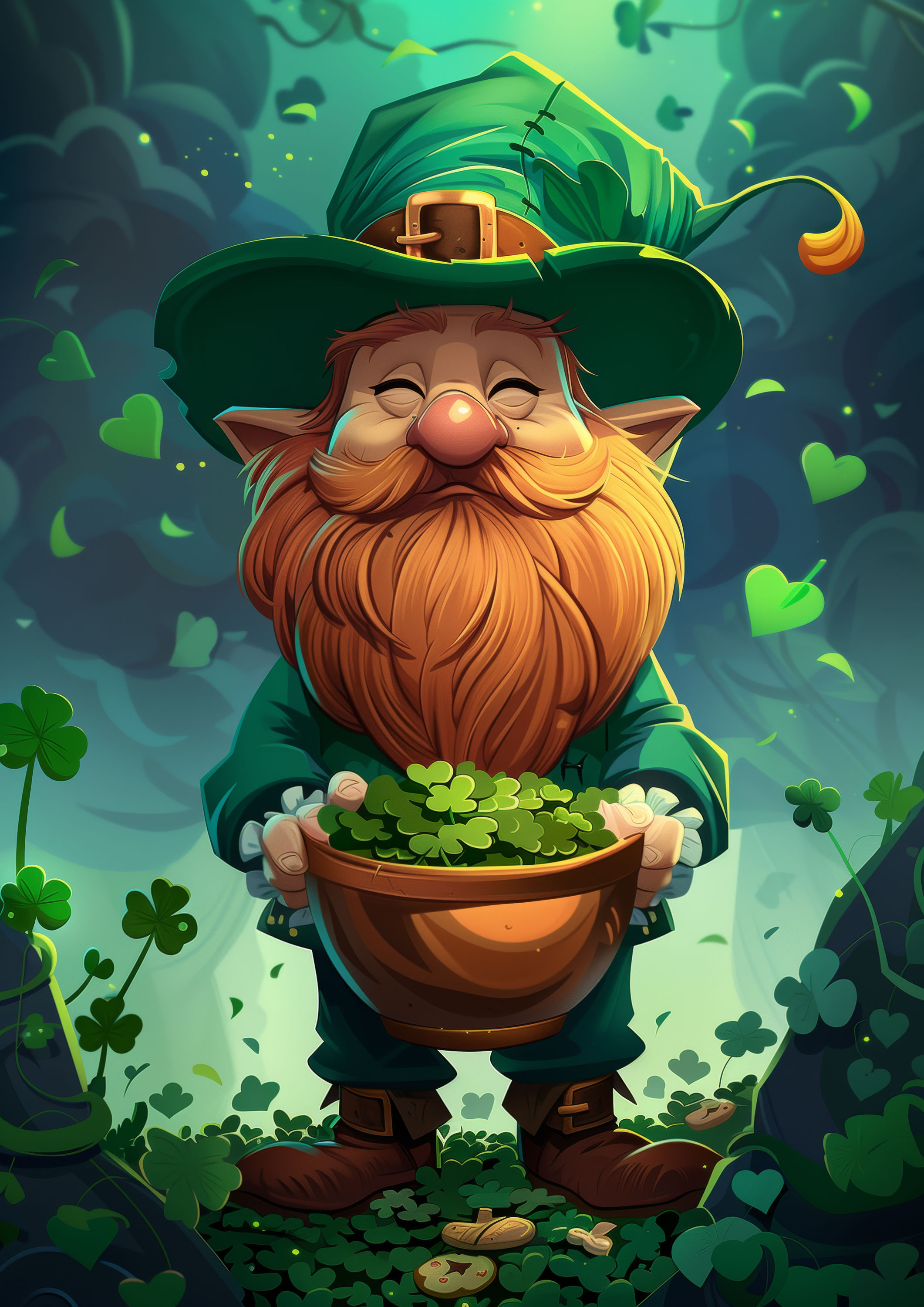 Preview for Lucky-leprechaun-treasure-st-patricks-background-bc4b5