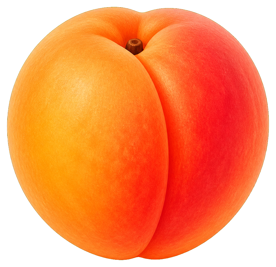 Preview for Peach Sticker For Photos And Designs