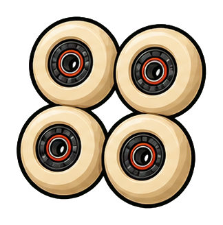 Preview for Skateboard Wheel Set Sticker