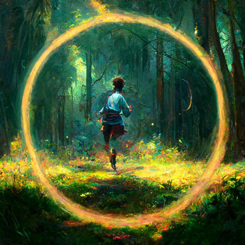 Preview for Mystic-forest-runner-art-ai-images-background-31a47