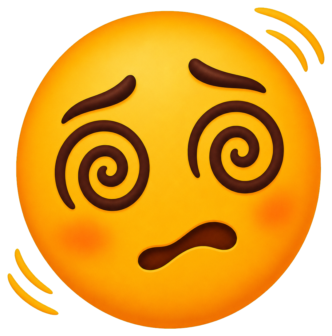 Preview for Confused Spiral Face Sticker