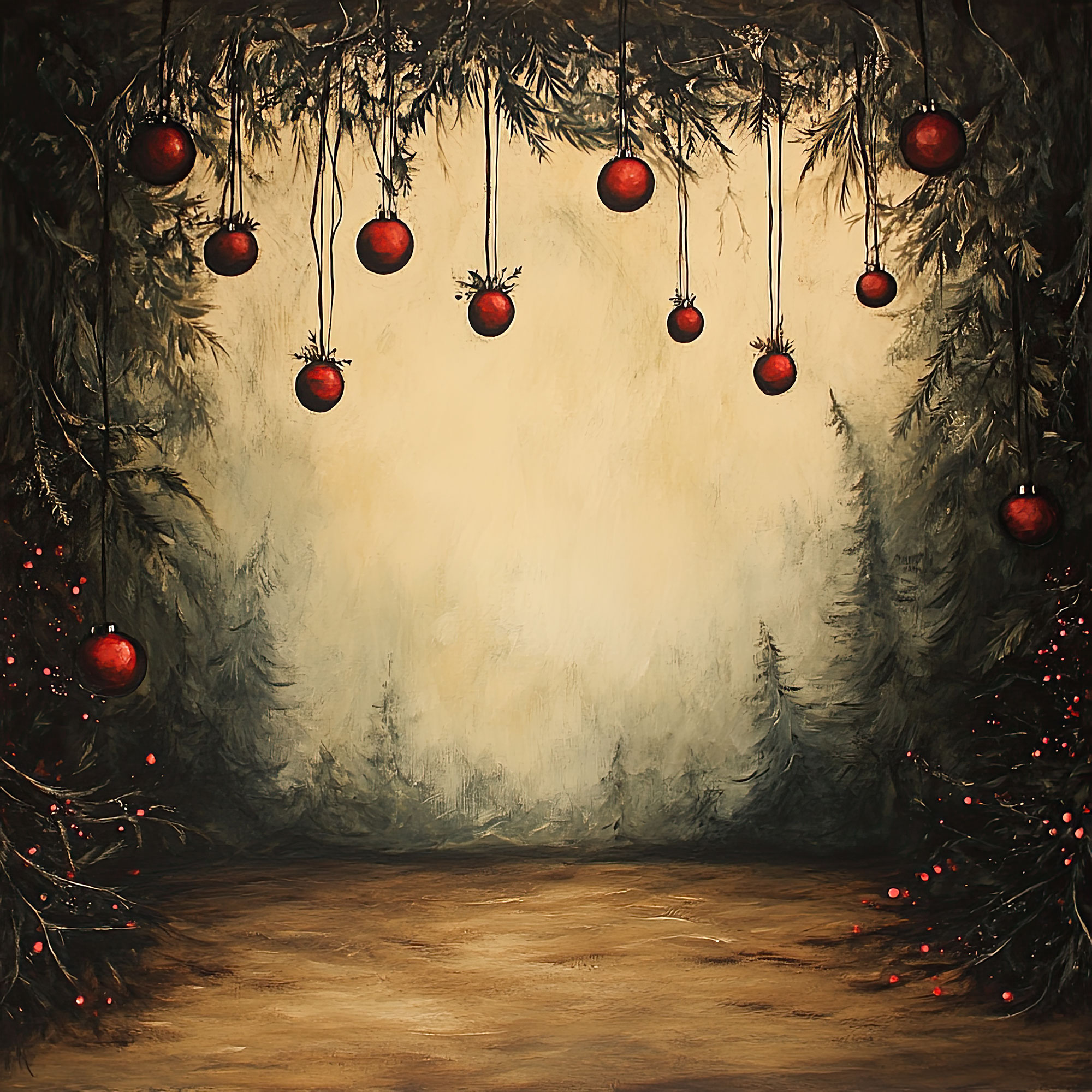 Preview for Christmas-backdrop-ornaments-background-86435