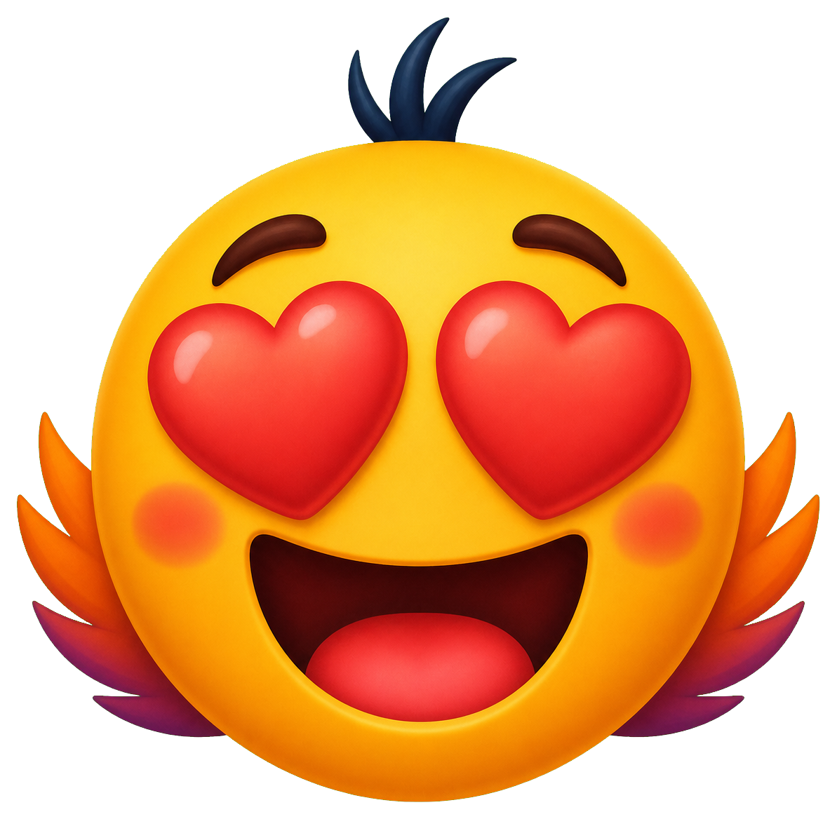 Preview for Heart Eyes Face Sticker