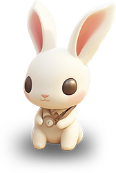 Preview for Cute-cartoon-rabbit-character-animal-sticker-3e4e0