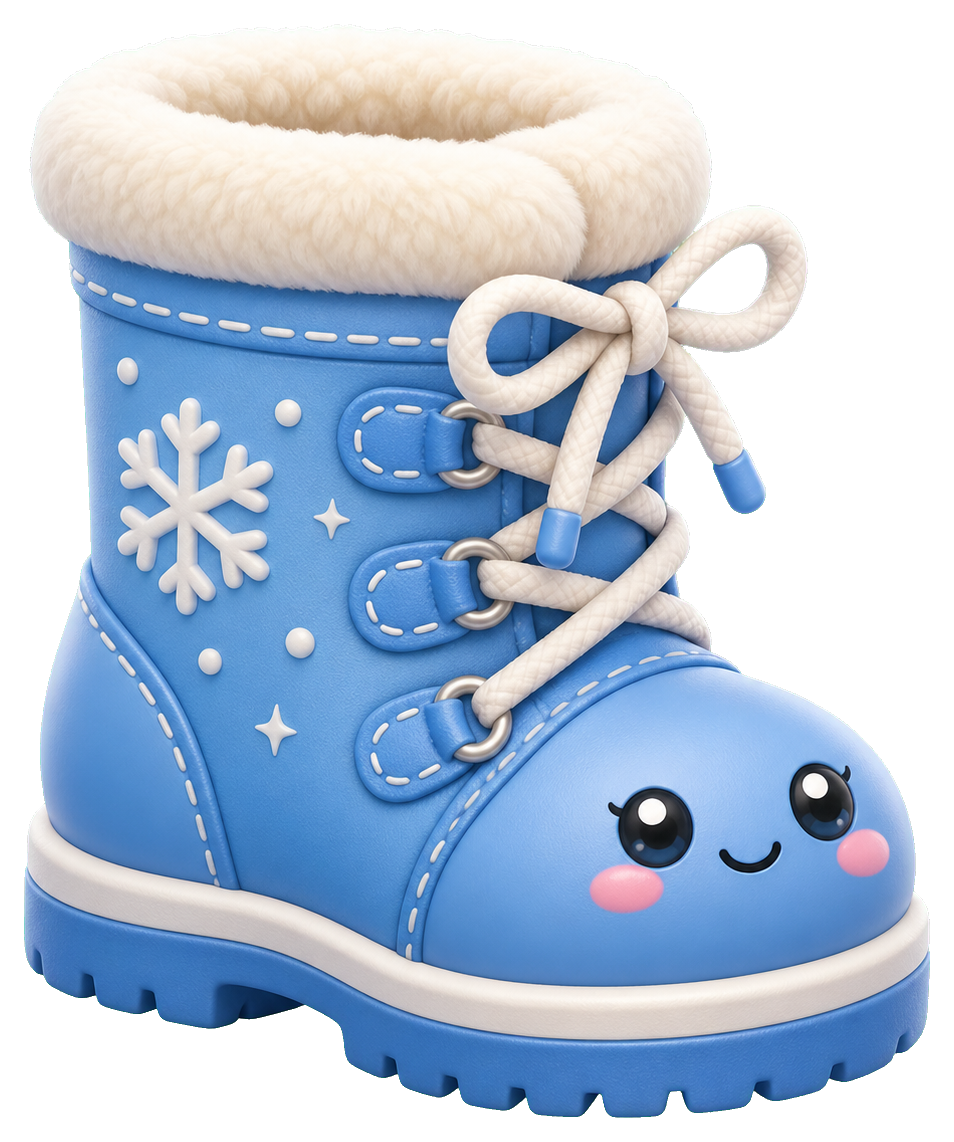 Preview for Snowy Boot Sticker For Winter Designs