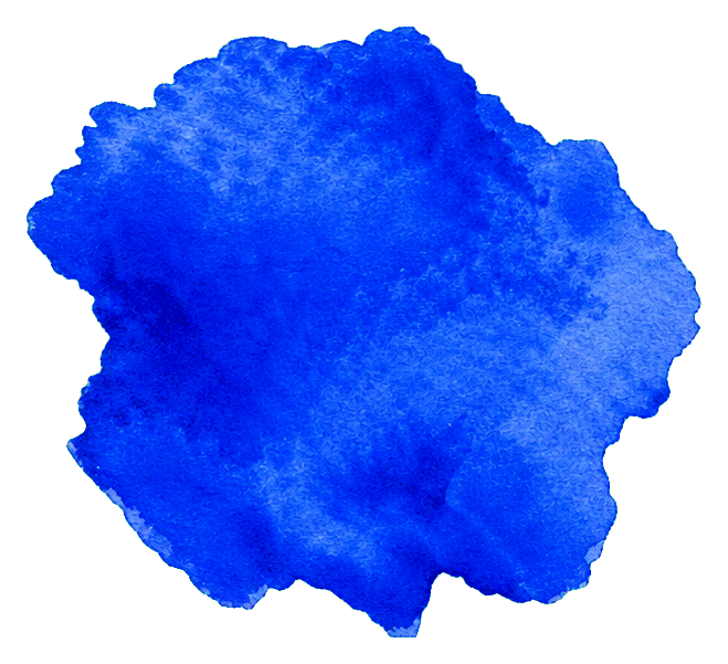 Preview for Blue Watercolor Blob Sticker