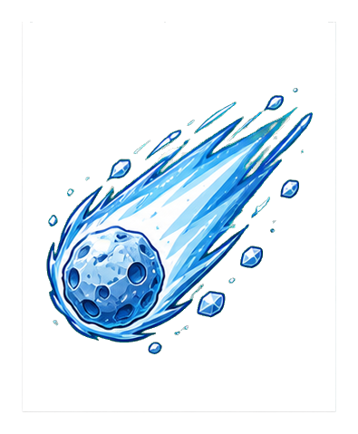 Preview for Icy Comet Sticker