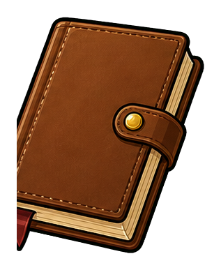 Preview for Blank Closed Journal Sticker For Study Designs