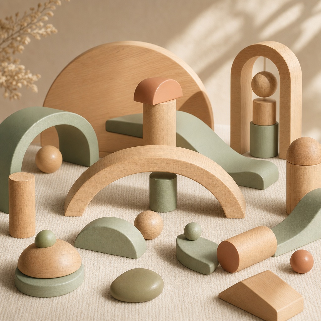 Preview for Pastel Nursery Toys Abstract Background