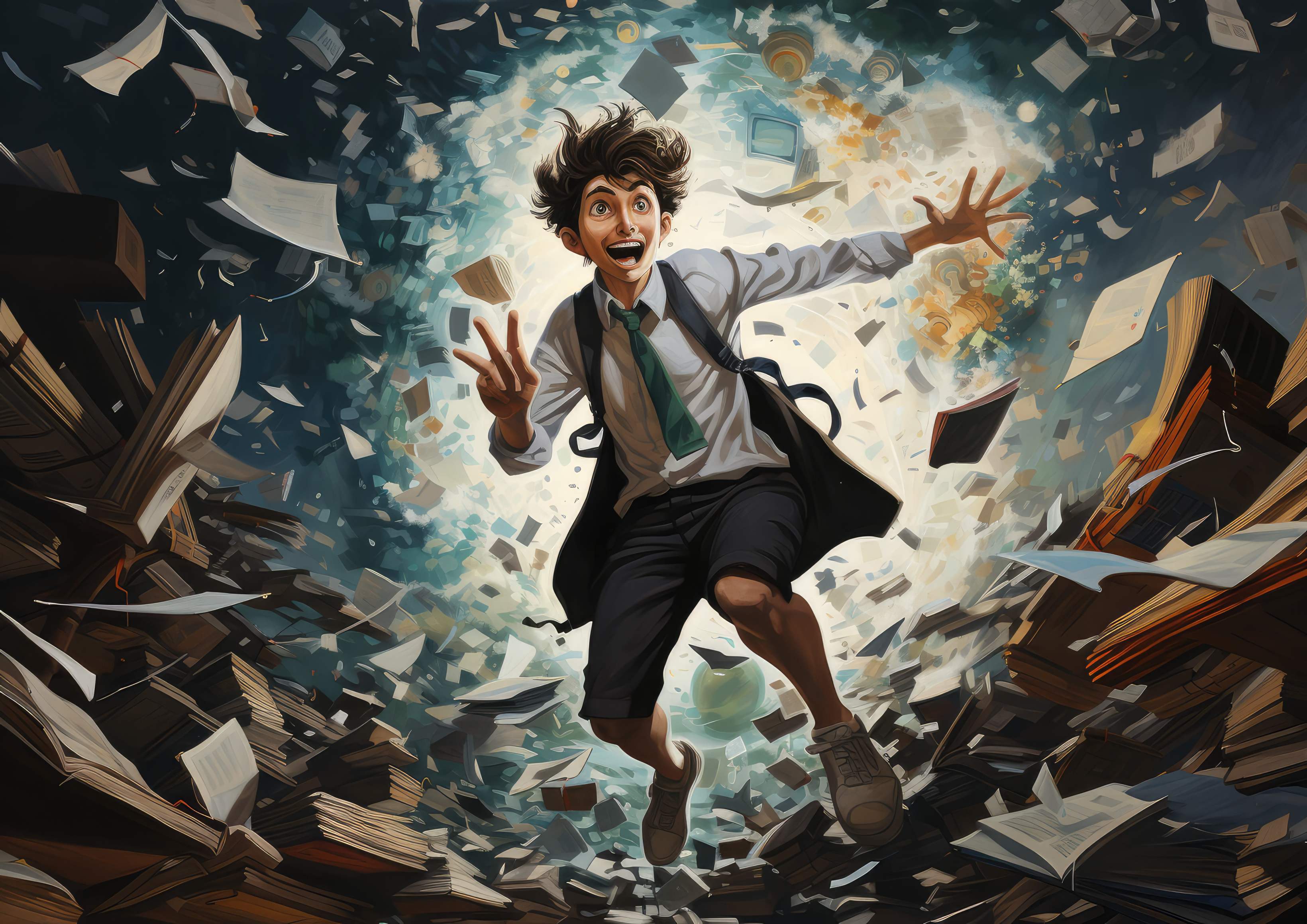 Preview for Man-amidst-paper-chaos-accessories-background-5e267