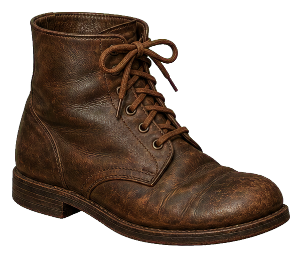 Preview for Vintage Brown Boot Sticker