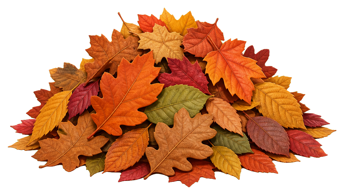 Preview for Leaf Pile Sticker For Garden Designs