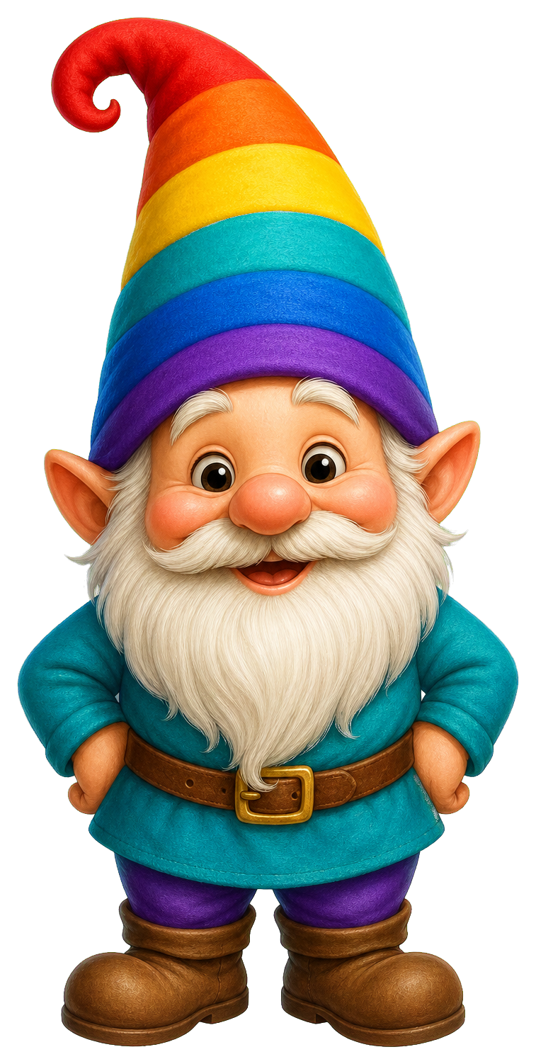 Preview for Pride Garden Gnome Sticker