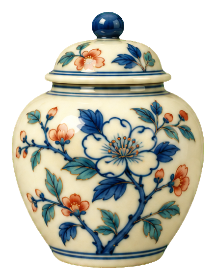 Preview for Porcelain Flower Vases Ginger Jar
