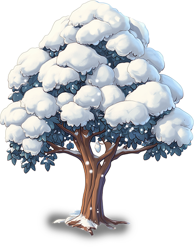 Preview for Snowy-tree-illustration-flora-sticker-35118