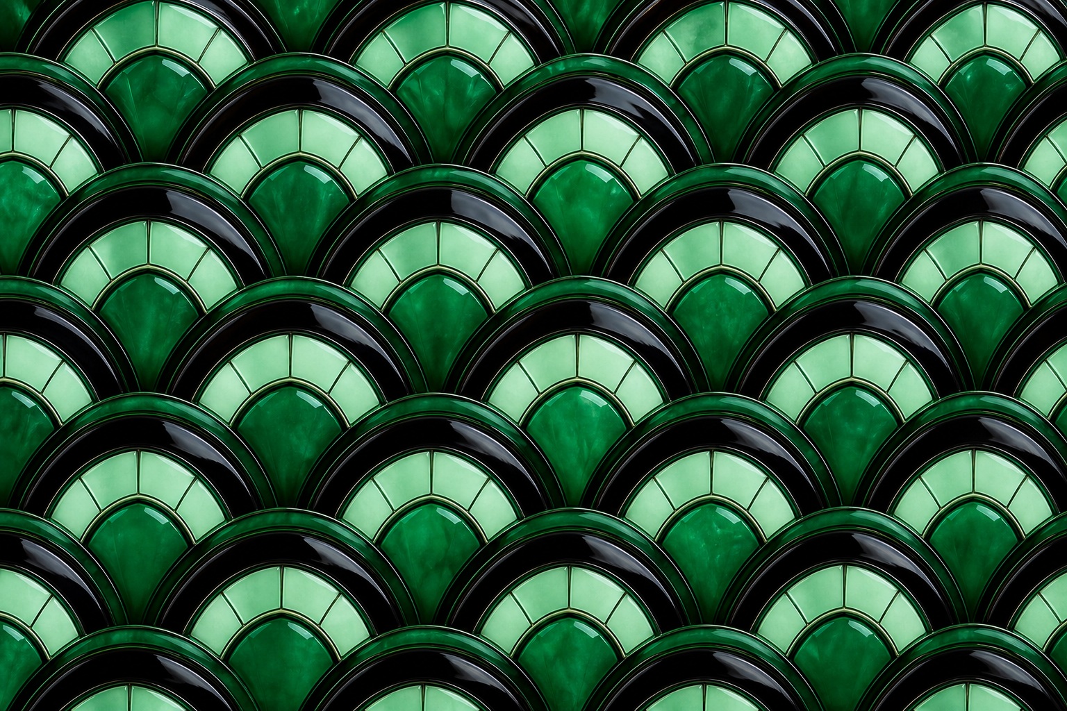 Preview for Emerald Scale Pattern Background