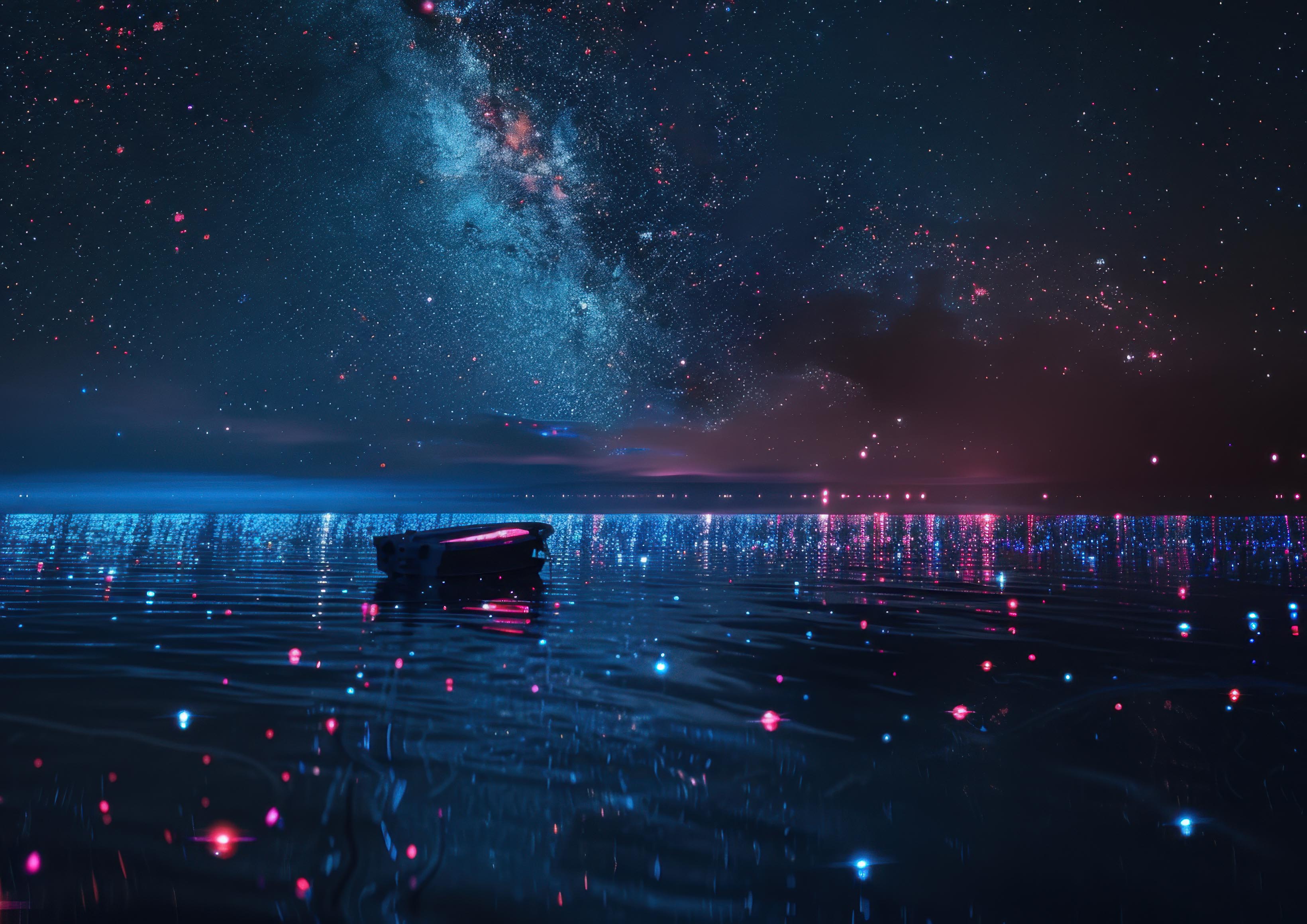 Preview for Futuristic-car-under-starry-night-sky-astrophotography-photo-bac-73e28