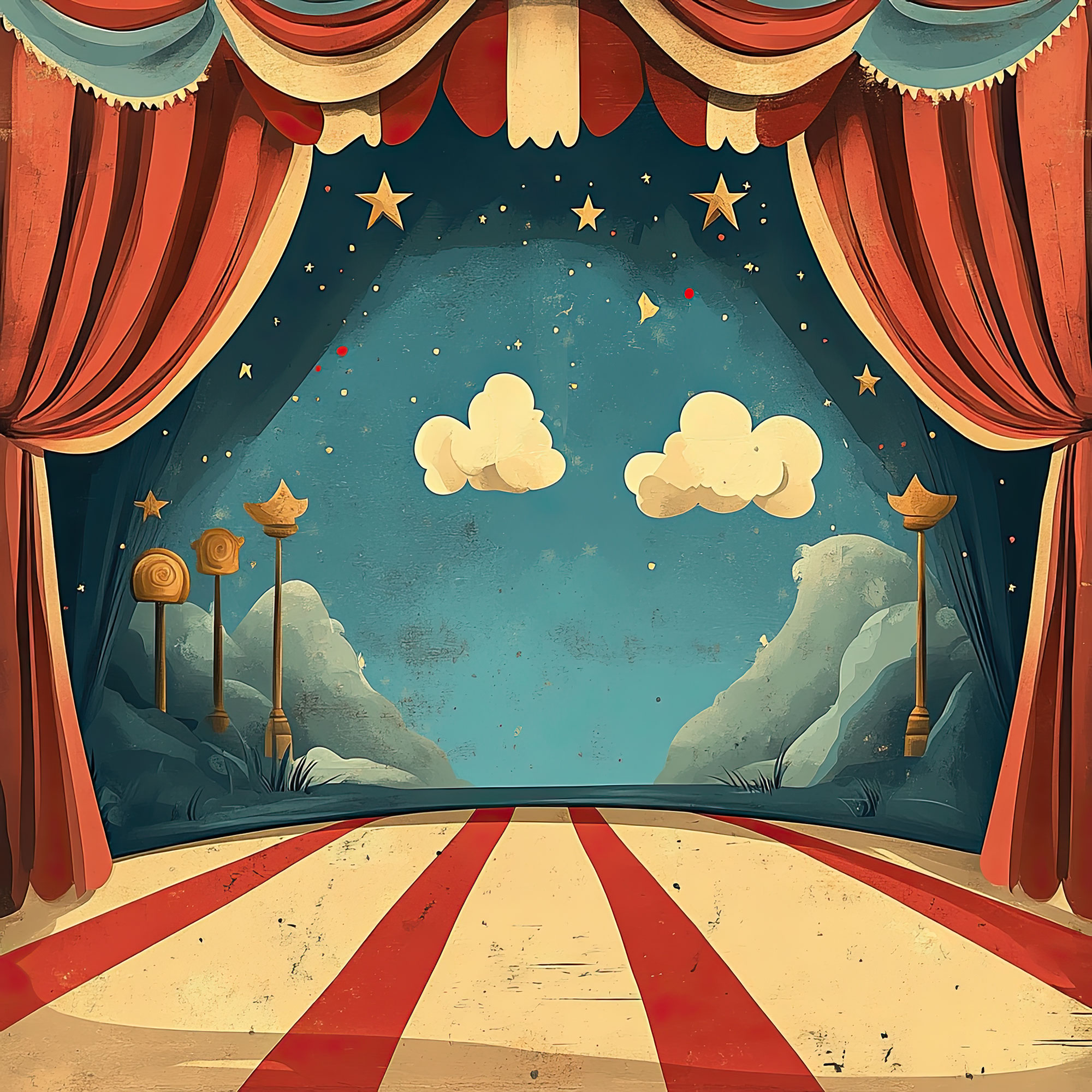Preview for Cartoon-stage-backdrop-interior-backdrop-background-97d00
