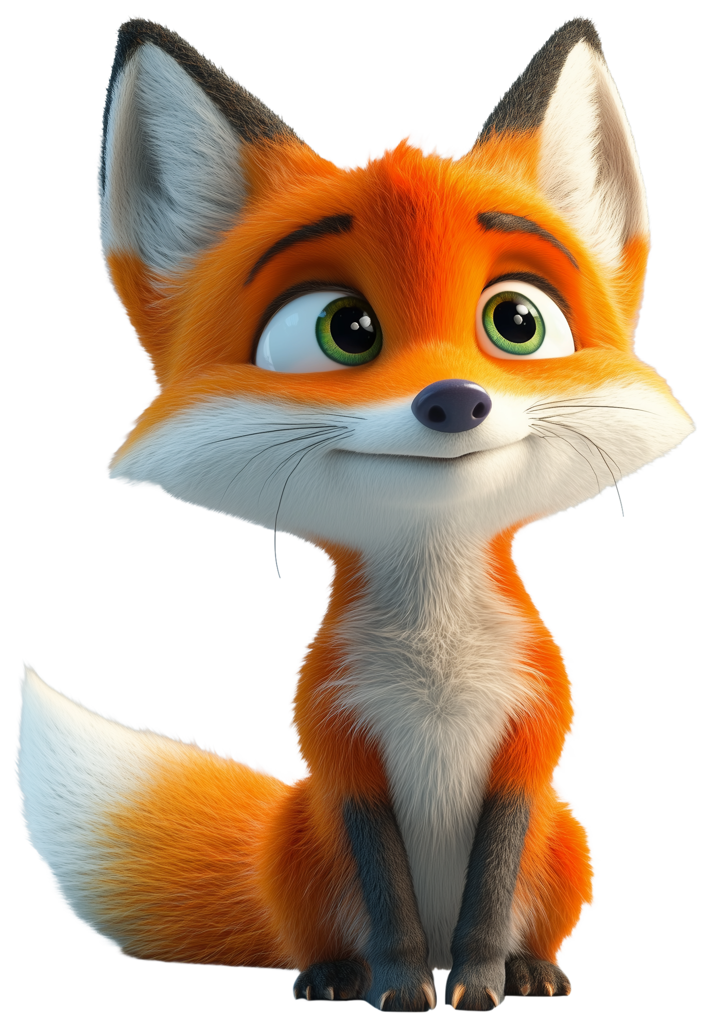 Preview for Cute Fox Emoji Sticker