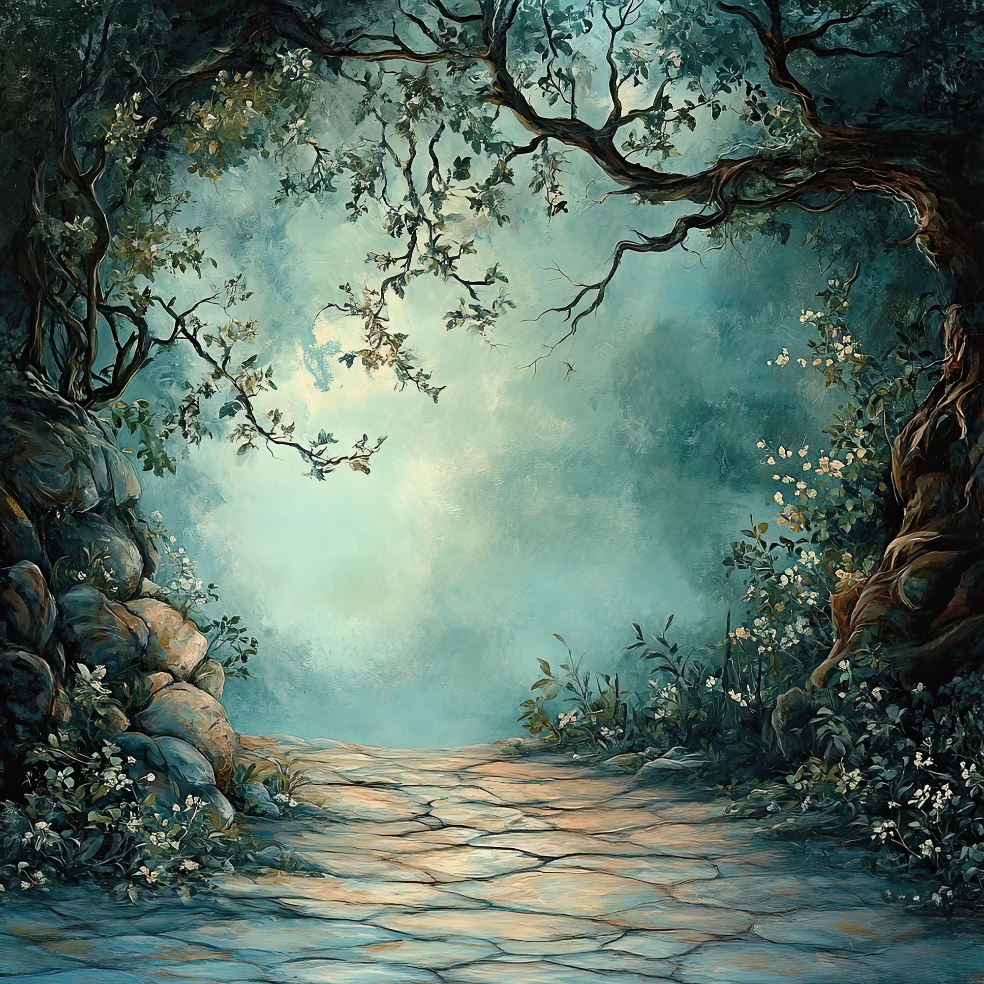 Preview for Mystical-forest-pathway-spooky-backdrop-background-36d4f