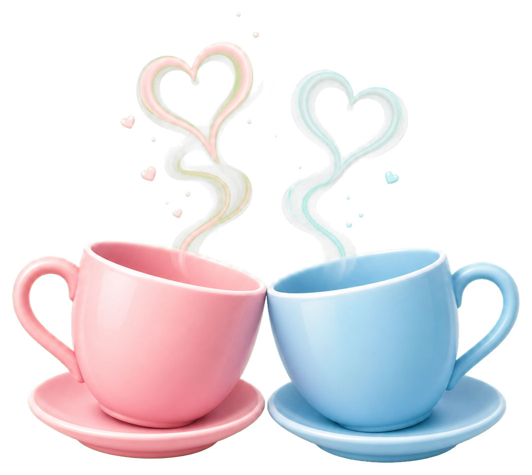 Preview for Romantic Teacups Sticker