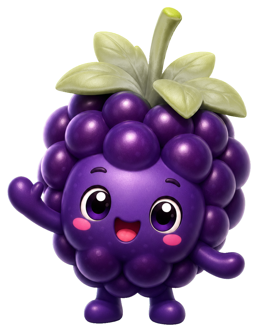 Preview for Berry Mascot Sticker
