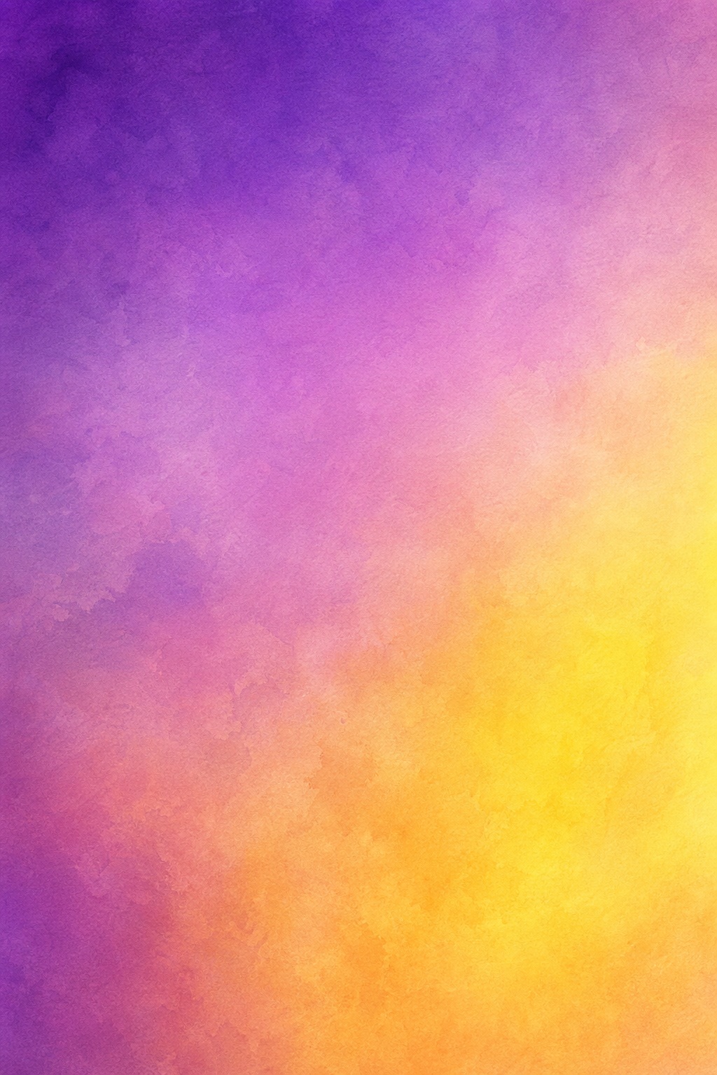Vertical abstract background with violet, pink, and citrus yellow gradient mist