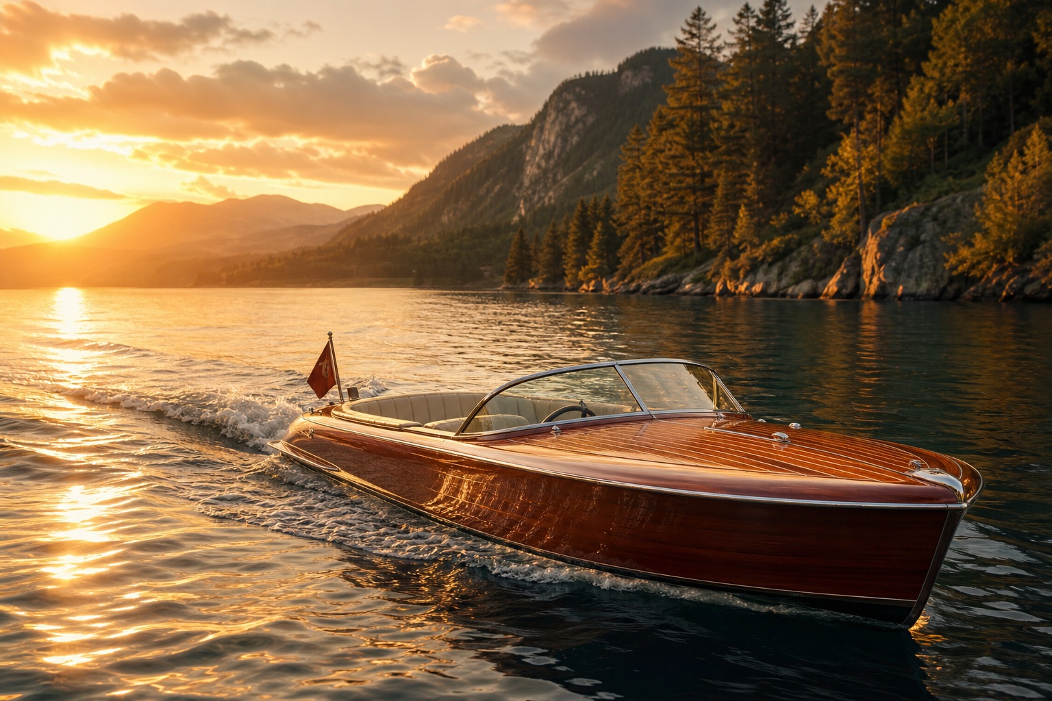 Preview for Classic Wooden Boat Background